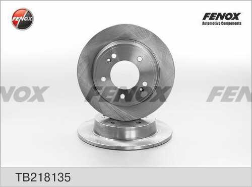 FENOX TB218135 Диск тормозной! задн. Hyundai i30, KIA Ceed 12>