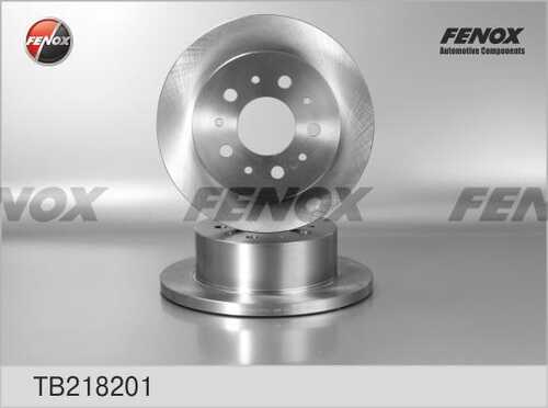 FENOX TB218201 Диск тормозной задний! Fiat Ducato,Citroen Jumper 2.2D/HDi/2.3D/3.0HDi 06>