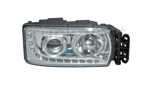 TANGDE TD01-59-031R Фара в сборе! правая H7/H7/LED мех. корректор без моторчика Iveco Stralis