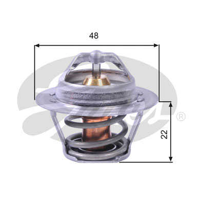 GATES TH00391G1 Термостат! Opel Kadett/Astra/Vectra 1.2-1.6i 84>