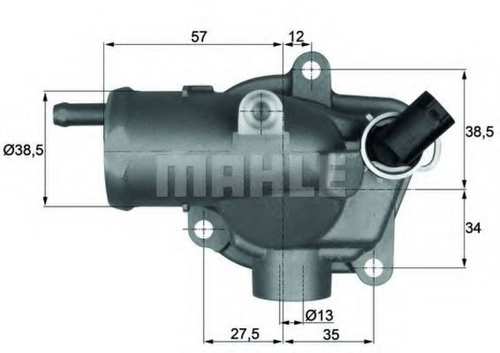 MAHLEKNECHT TI 27 92 Термостат! MB W210/W220 2.1CDi-3.2CDi 99-03