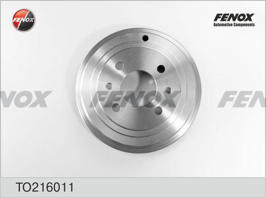FENOX TO216011 Барабан тормозной! Fiat Brava/Bravo/Tipo/Tempra 1.1-1.9TD 88-95