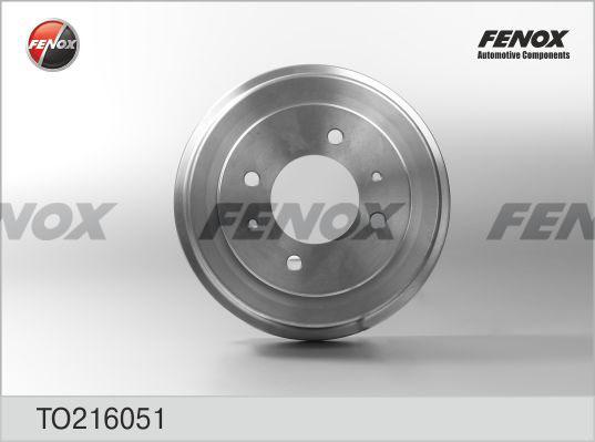 FENOX TO216051 Барабан тормозной! Hyundai Elantra 1.6/1.8 96>/Coupe 96-00