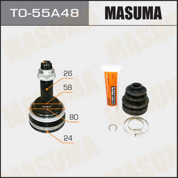 MASUMA TO55A48 ШРУС наружный к-кт! Honda Accord 2.0-2.2 08-11/Toyota Celica 1.8 02-06