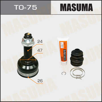 MASUMA TO-75 ШРУС наружный комплект! Toyota