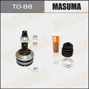 MASUMA TO88 ШРУС наружный комплект! Toyota Yaris 1.0/1.3 VVT-i 05-11