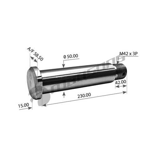 MANSONS TRS4702 Палец балансира! M42x50/187/232 BPW