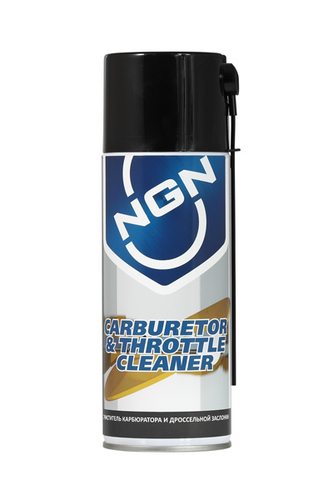 NGN V0005 CARBURATOR & THROTTLE CLEANER очиститель карбюратора (аэрозоль) 400ML