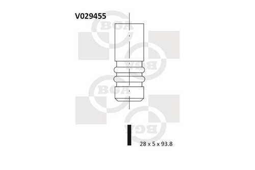 BGA V029455 Клапан впускной