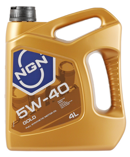 NGN V172085302 Масло моторное синтетическое 5W-40 GOLD SN/CF, A3/B4 4л