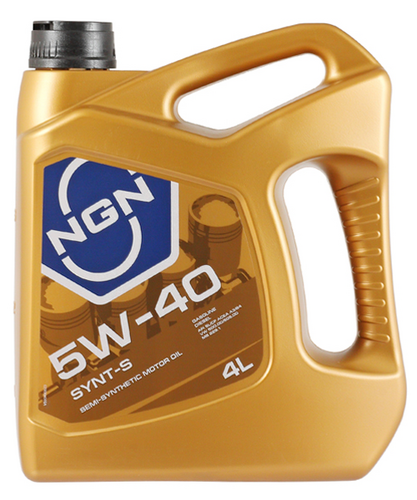 NGN V172085305 SAE 5W-40 SL/CF SYNT-S 4л (полусинт. мотор. масло)