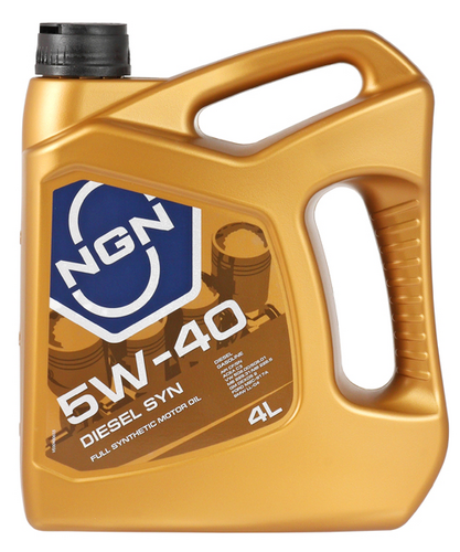 NGN V172085330 SAE 5W-40 CF/SM DIESEL SYN 4л (синт. мотор. масло)