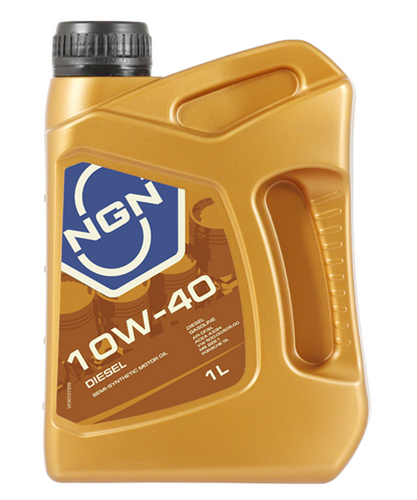 NGN V172085631 Масло моторное полусинтетическое 10W-40 DIESEL CF/SL, A3/B4 1л
