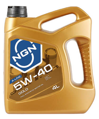 NGN V272085302 5W-40 GOLD A-LINE SN/CF 4л (синт. мотор. масло)