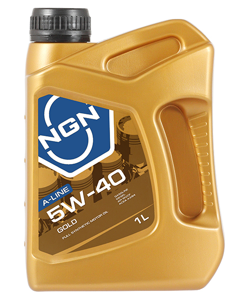 NGN V272085602 5W-40 GOLD A-LINE SN/CF 1л (синт. мотор. масло)