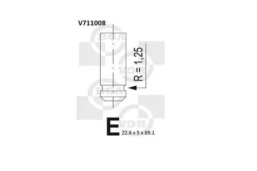 BGA V711008 Клапан выпускной