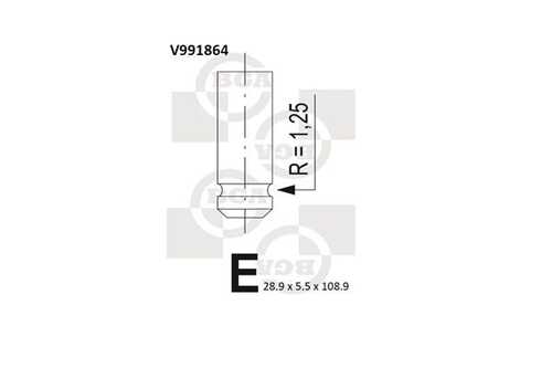 BGA V991864 Выпускной клапан