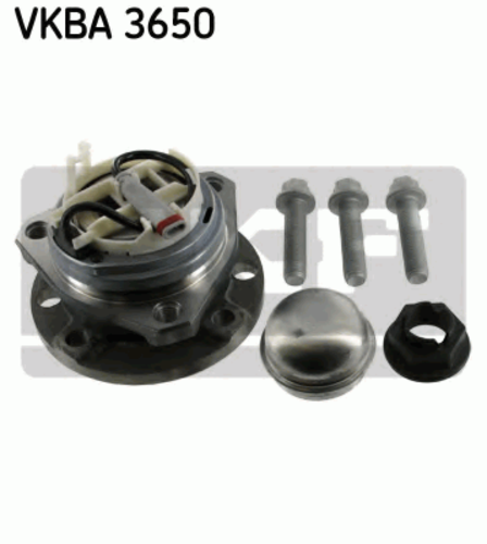 SKF VKBA 3650 44/31=R153.47 [1603253] комплект подшипника ступицы пер. Opel Astra all 04> 4 болта