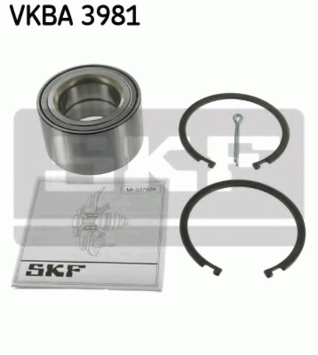 SKF VKBA 3981 R168.62 комплект подшипника ступицы пер. Nissan X-Trail/Primera P12 01>/Maxima/Almera Tino 00>