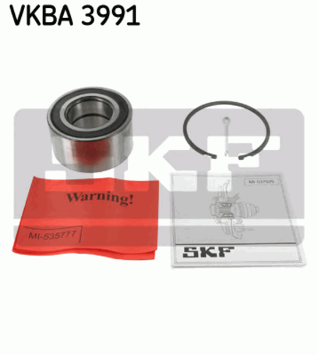 SKF VKBA3991 Комплект подшипника ступицы! Nissan Micra 1.0-1.4/1.5DCi 03>/Almera 1.5i 12>