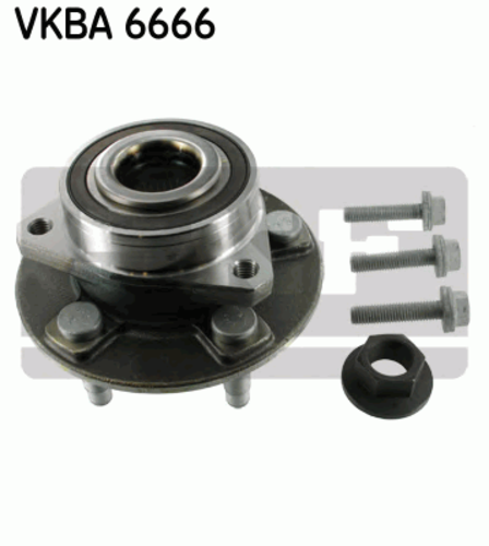 SKF VKBA6666 Комплект подшипника ступицы пер. Opel Insignia 08>
