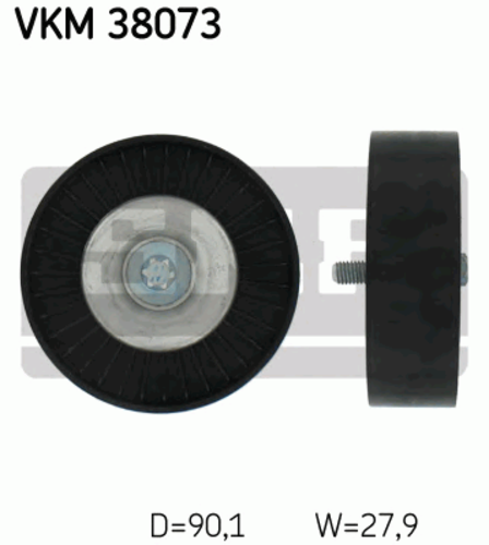 SKF VKM 38073 Ролик обводной! MB W211/W203/S203 1.8 02>