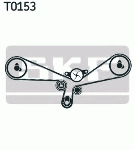 SKF VKMA 01202 Рем. комплект ГРМ! Audi A4/A6 2.4/2.8 97-00