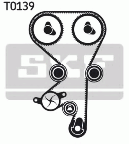 SKF VKMA 05152 Рем. комплект ГРМ! Opel Astra/Zafira 1.4-1.8 16V 98>