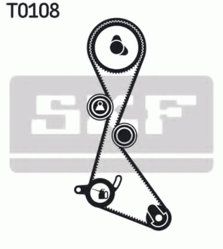 SKF VKMA06103 Рем. комплект ГРМ! Renault Laguna/Megane, Volvo 400 2.0 92>