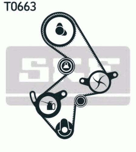 SKF VKMA 91003 Рем. комплект ГРМ! Toyota Avensis/Carina/Camry/RAV 4 1.8-2.2 3S/4S/5S 88-00