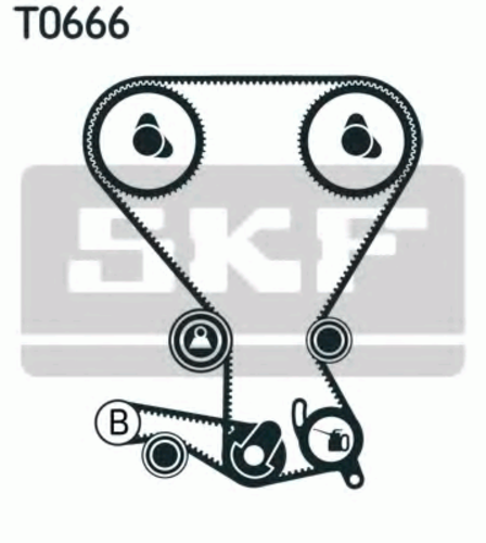 SKF VKMA 95658 Комплект ремня ГРМ