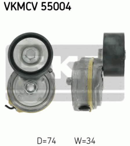 SKF VKMCV 55004 Натяжитель ремня, клиновый зубча