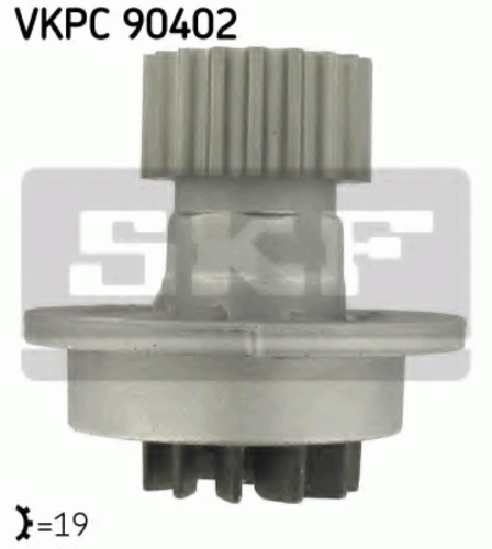 SKF VKPC90402 Помпа! Daewoo Kalos/Nubira/Lacetti, Chevrolet Kalos/Nubira/Lacetti 1.4/1.6 16V 97>