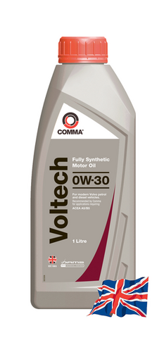 COMMA VTC1L 0W30 Voltech (1L) масло моторное! синт. API SL, ACEA A5/B5