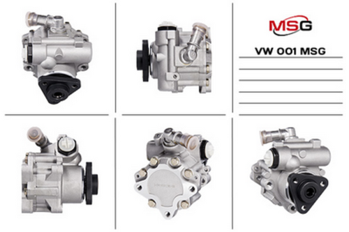 MSG VW001 Насос ГУР новый AUDI A4 97-00, A6 97-05, A6 Avant 97-05, ALLROAD 00-05, AUDI A8 94-98