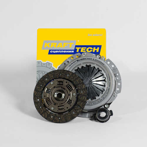 KRAFTTECH W03200F Комплект сцепления! d=200,z=18,18,2x20,8Citroen Xantia/ZX, Peugeot 306/406 1.8/D/1.9D 94>