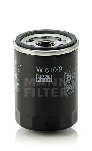 MANNFILTER W 610/9 Фильтр масляный двигателя;Фильтр масляный VW Taro 1.8 89-94,Toyota Corolla 1.4-1.8 87>;Масляный фильтр