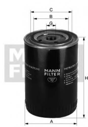 MANNFILTER W71222 Фильтр (MANN)