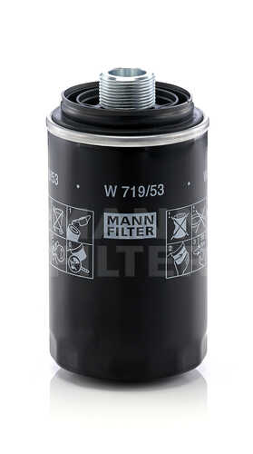 MANNFILTER W 719/53 Фильтр масляный VW T5/T6 2.0 TSI 11>