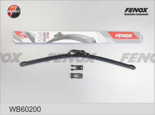 FENOX WB60200 Щётка стеклоочистителя бескаркасная 600 мм /24'