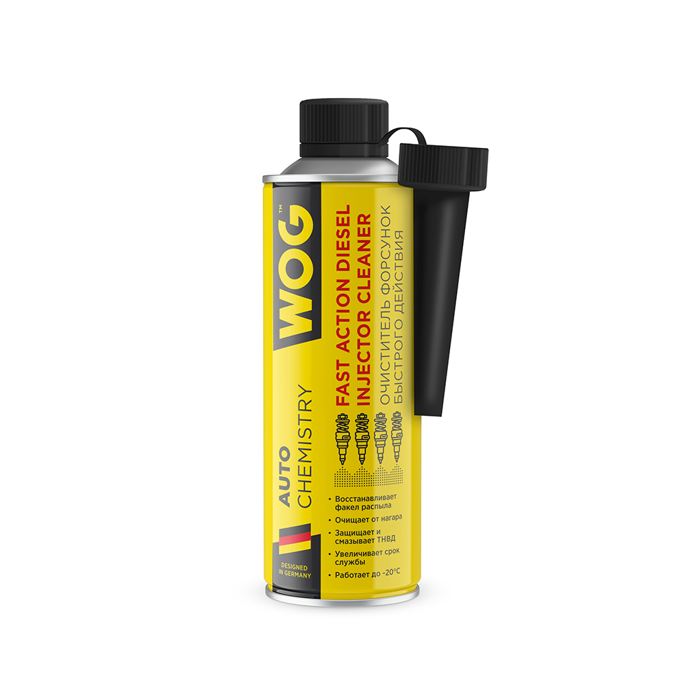 WOG WGC0541 FAST ACTION DIESEL INJECTOR CLEANER очиститель форсунок дизеля (на 40-50 л) (0,33L)