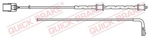 OJDQUICKBRAKE WS0406A Датчик zuzycia klocka hamulcowego jaguar f-type 2.0/3.0 11.16-