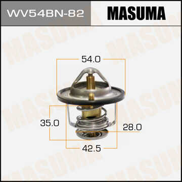 MASUMA WV54BN82 Термостат! с прокл. Fiat Tempra/Tipo, Lancia Delta 1.6-2.0T <99