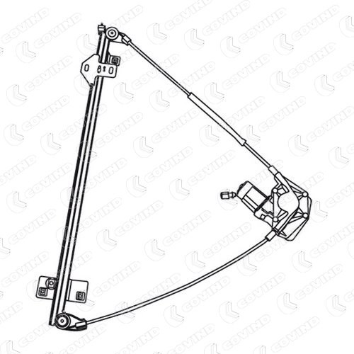 COVIND XF0/165 Стеклоподъемник! левый с эл. двигателемdaf 95XF/XF105