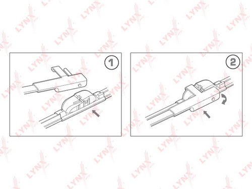 LYNX XF5545S Щетки плоск. комплект! 550/22'+450/18' Opel Astra 04>