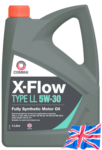 COMMA XFLL4L Масло моторное X-Flow Type LL 5W-30 (Синтетическое, 4л)