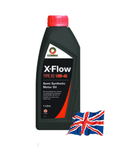 COMMA XFXS1L 10W40 X-FLOW TYPE XS (1L) масло мот.! полусин. ACEA A3/B3,API SL/CF,MB 229.1,VW 501.01/505.00