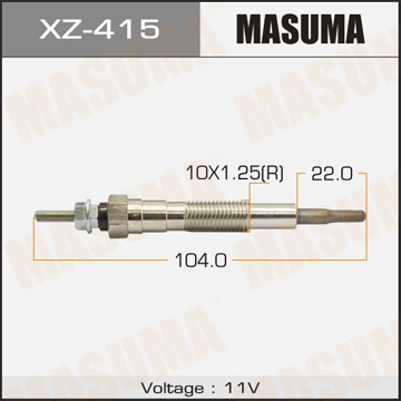MASUMA XZ415 Свеча накаливания! Mazda 626 2.0D 83-97