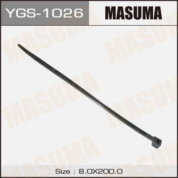 MASUMA YGS1026 Хомут пластиковый черный! 8х200
