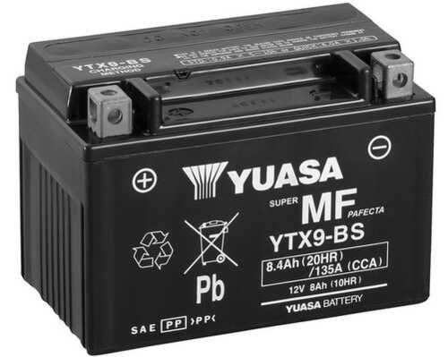 YUASA YTX9-BS Стартерная аккумуляторная батарея